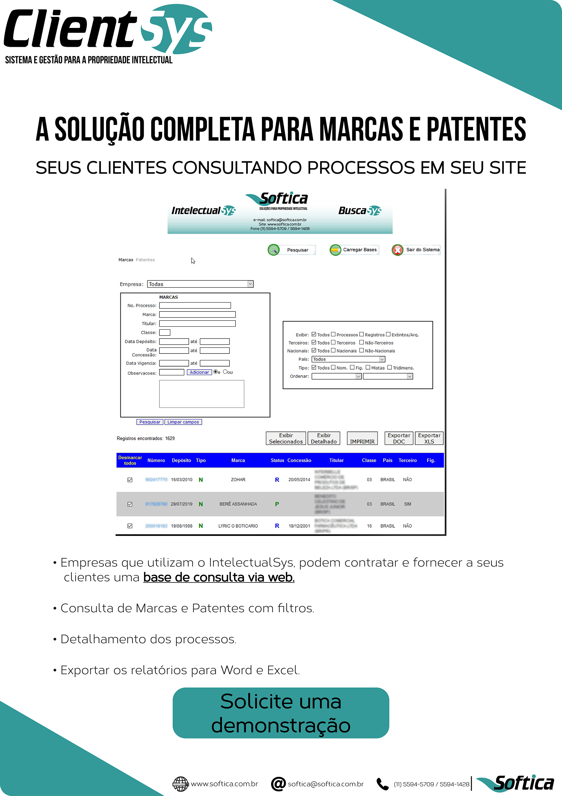 Folder ampliado de pesquisa com funções exclusivas do BuscaSys